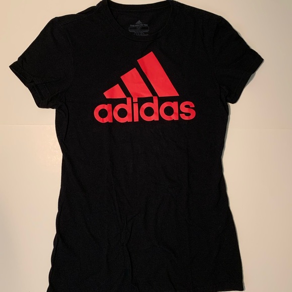 Adidas T-shirts Black and White Size Small - Picture 7 of 11